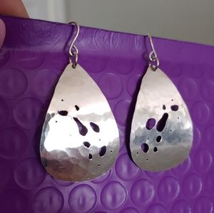 Sterling Silver Teardrop Earrings
